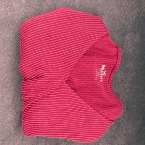 Maroon Hollister Top